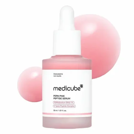 سيروم السلمون الوردي والببتيد من ميدي كيوب | Medicube