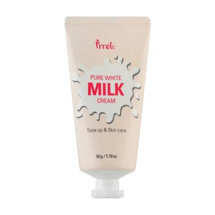 كريم التفتيح  الكوري بريتي ميلك  PRRETI Pure White Milk Cream 50g